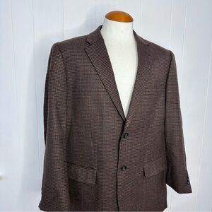 Joseph & Feiss Luxury Wool Houndstooth Blazer